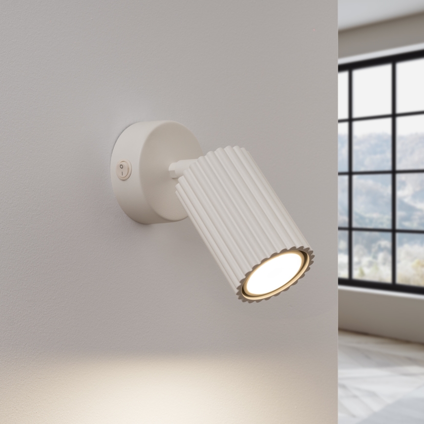 Brilagi - Vægspot CRESTO 1xGU10/10W/230V cremefarvet