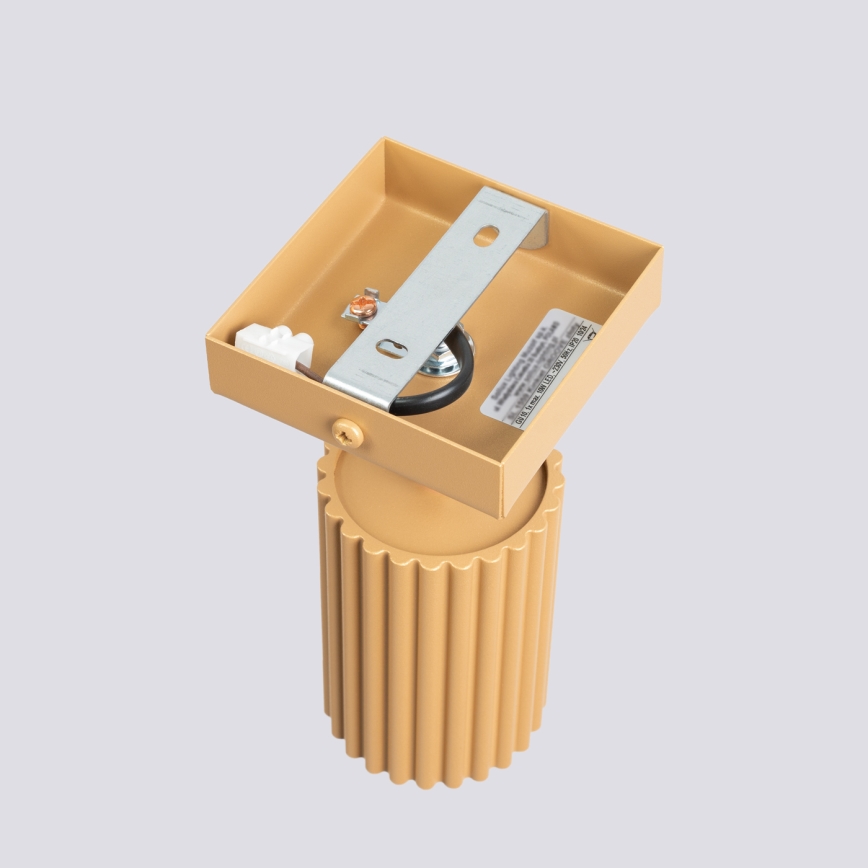 Brilagi - Vægspot CRESTO 1xGU10/10W/230V guldfarvet