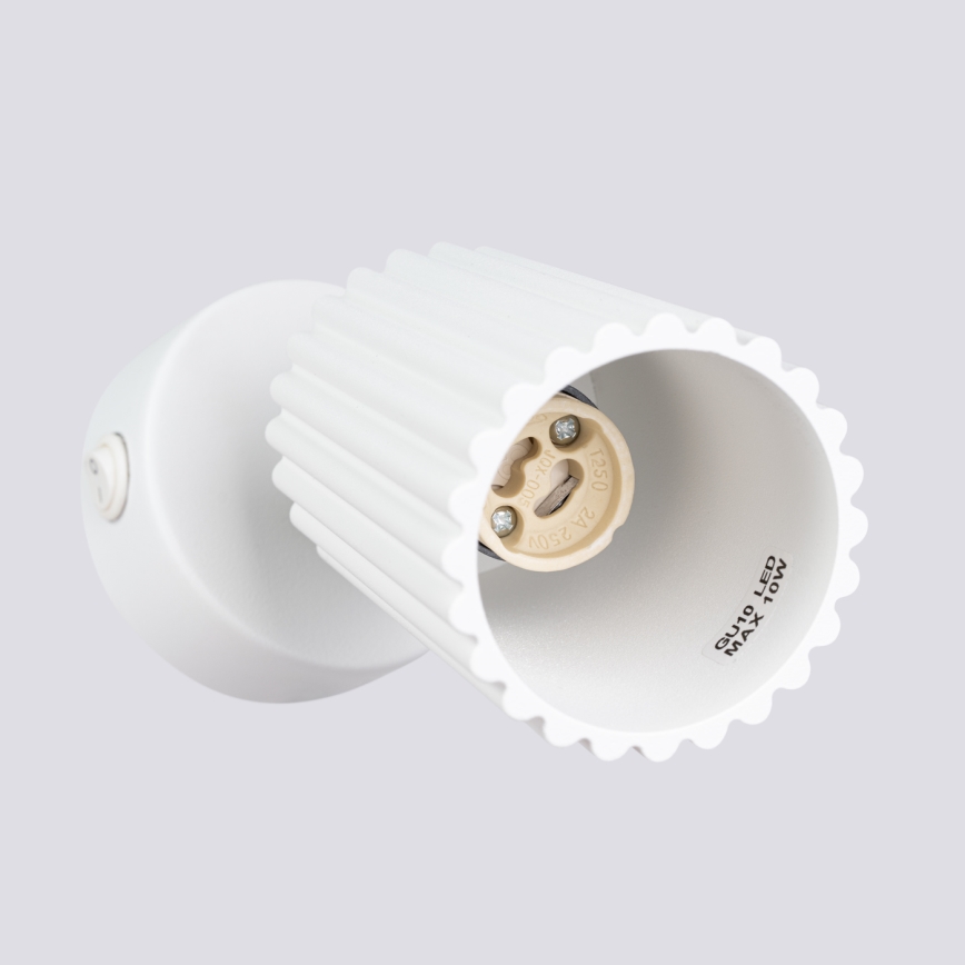 Brilagi - Vægspot CRESTO 1xGU10/10W/230V hvid