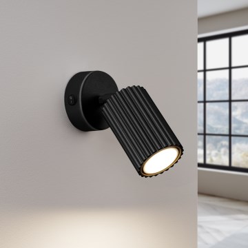 Brilagi - Vægspot CRESTO 1xGU10/10W/230V sort