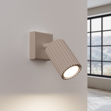 Brilagi - Vægspot CRESTO 1xGU10/10W/230V taupe