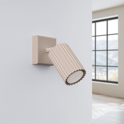 Brilagi - Vægspot CRESTO 1xGU10/10W/230V taupe