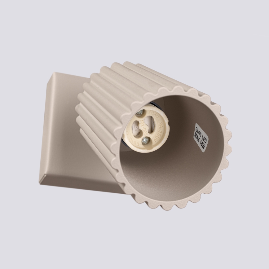 Brilagi - Vægspot CRESTO 1xGU10/10W/230V taupe