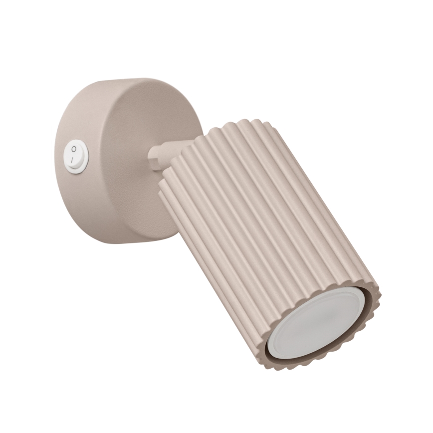 Brilagi - Vægspot CRESTO 1xGU10/10W/230V taupe