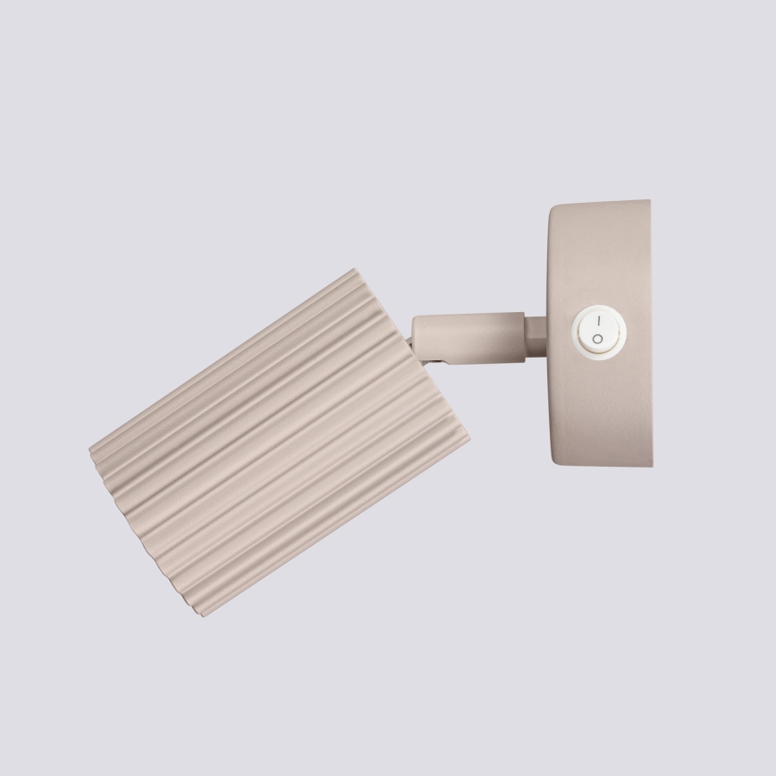 Brilagi - Vægspot CRESTO 1xGU10/10W/230V taupe