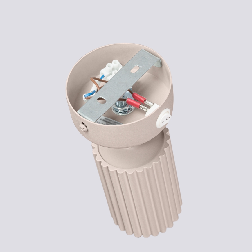 Brilagi - Vægspot CRESTO 1xGU10/10W/230V taupe