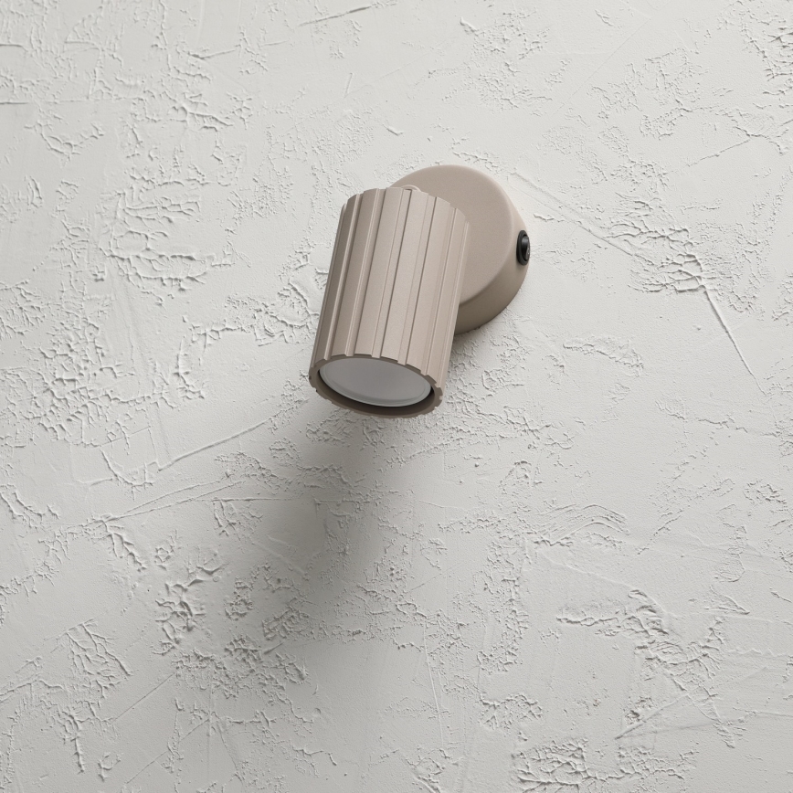 Brilagi - Vægspot CRISPINA 1xGU10/10W/230V beige