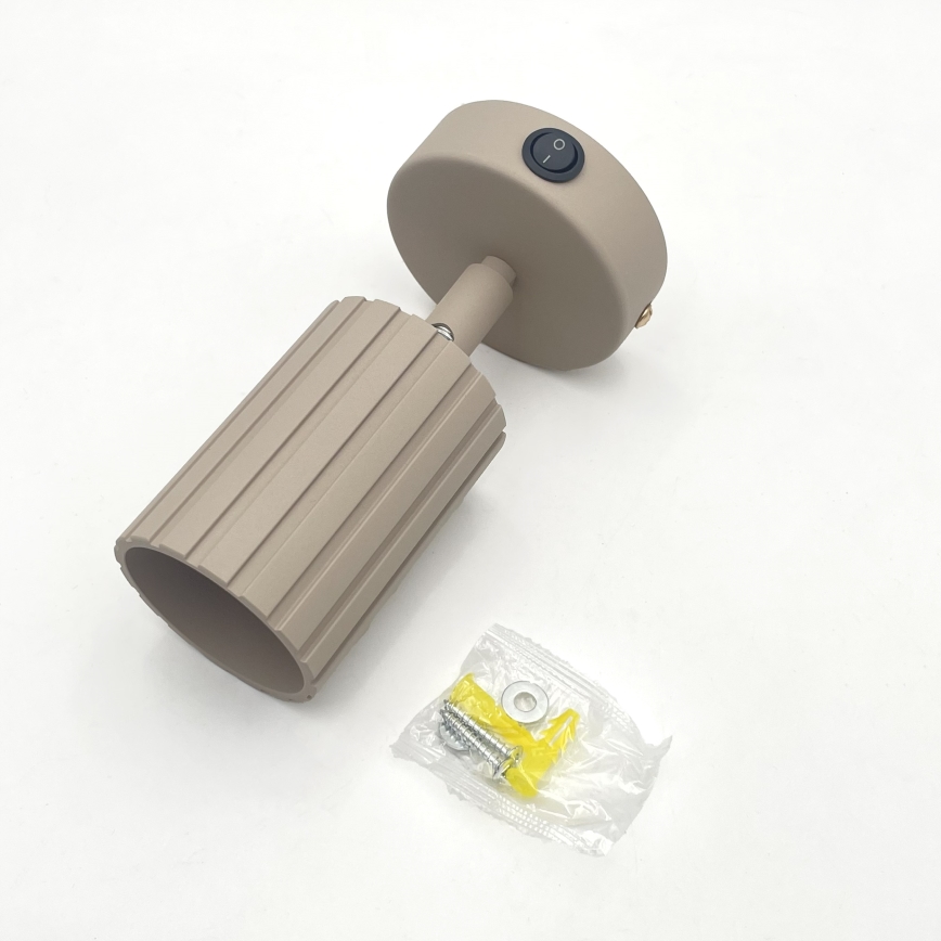 Brilagi - Vægspot CRISPINA 1xGU10/10W/230V beige