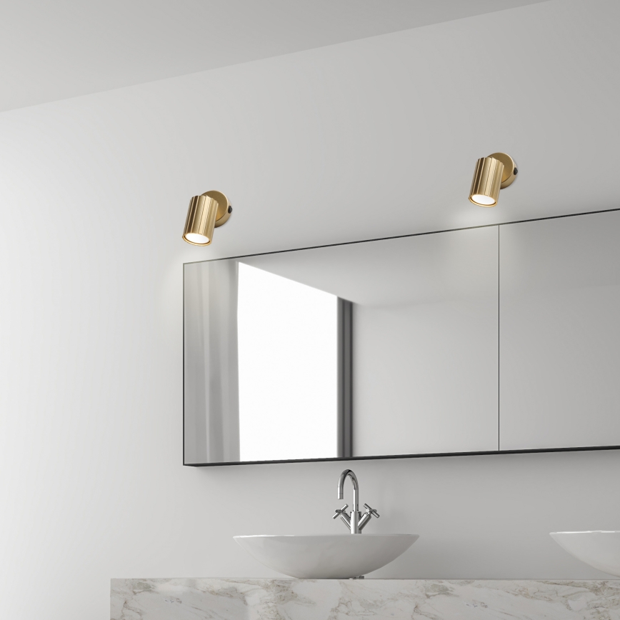 Brilagi - Vægspot CRISPINA 1xGU10/10W/230V i guld