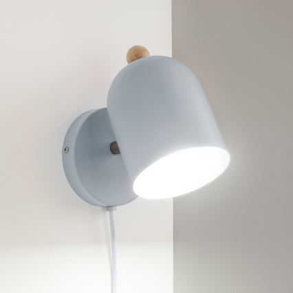 Brilagi - Vægspot GALLION 1xE27/15W/230V blå