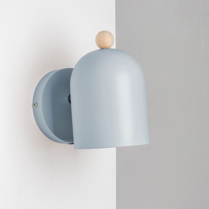 Brilagi - Vægspot GALLION 1xE27/15W/230V blå