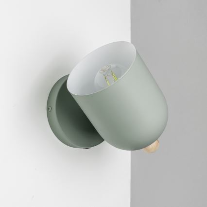 Brilagi - Vægspot GALLION 1xE27/15W/230V grøn