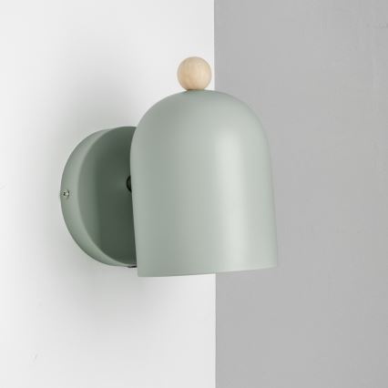 Brilagi - Vægspot GALLION 1xE27/15W/230V grøn