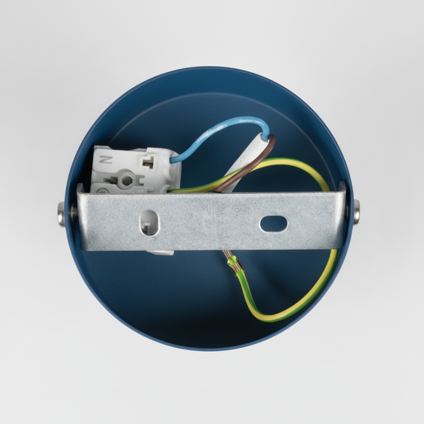 Brilagi - Vægspot POKER 1xGU10/25W/230V blå/guldfarvet