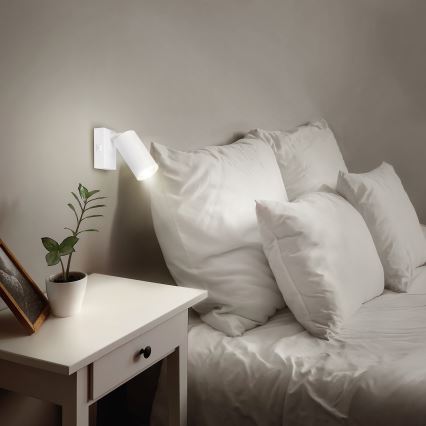 Brilagi - Vægspot SELE 1xGU10/30W/230V hvid