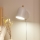 Brilagi - Vægspotlampe GALLION 1xE27/15W/230V hvid