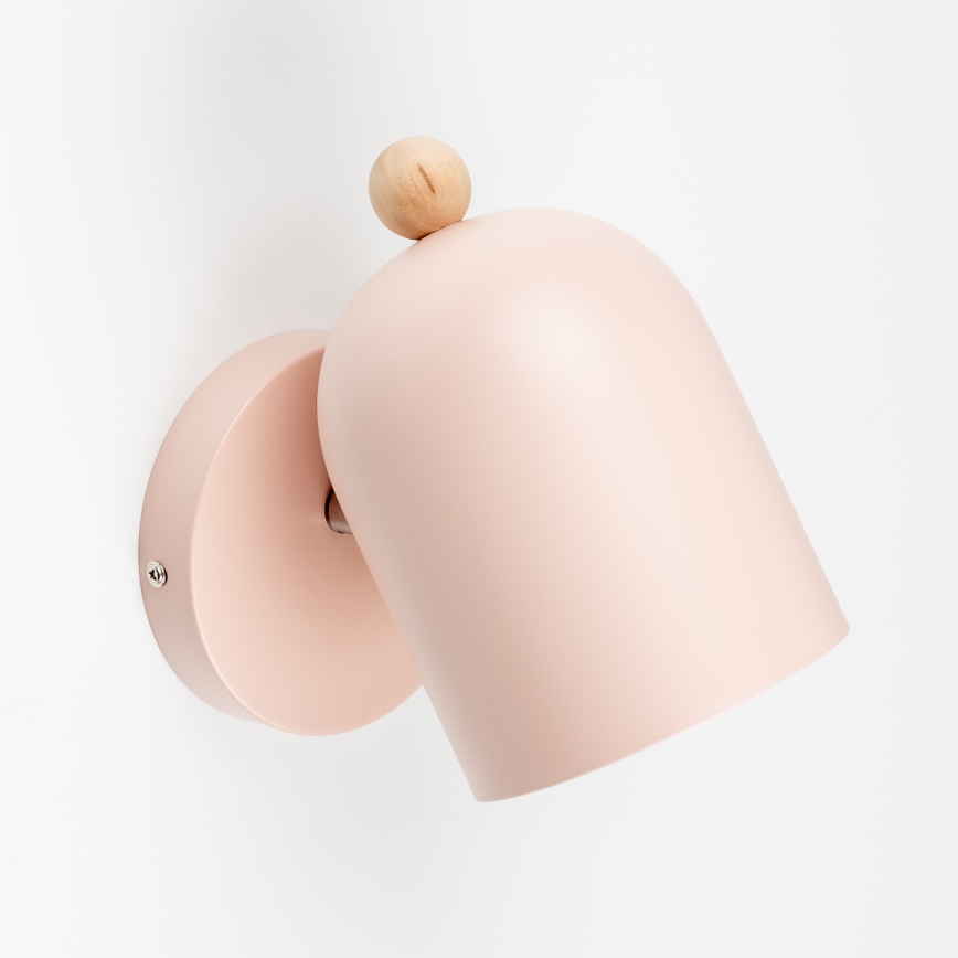 Brilagi - Vægspotlampe GALLION 1xE27/15W/230V rosa