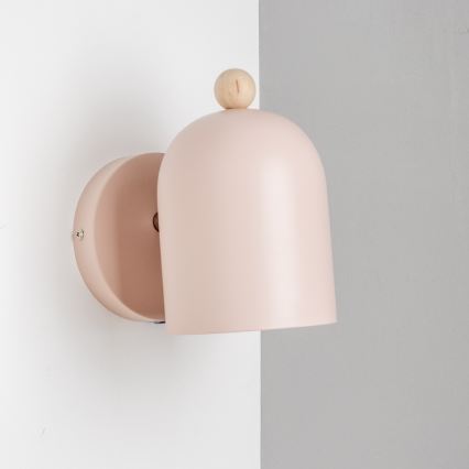 Brilagi - Vægspotlampe GALLION 1xE27/15W/230V rosa
