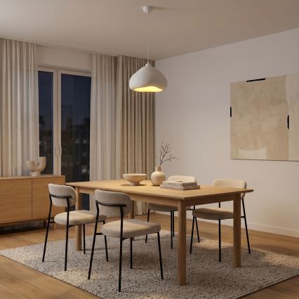 Brilagi - WABI SABI pendel med ledning, 1xE27/40W/230V, Ø 32 cm, hvid