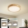 Brilagi - WOODLINE LED/48W/230V, dæmpbar loftlampe, 3000-6000K, eg, Ø 40 cm + fjernbetjening