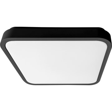 Brilagi - ZENNA LED loftlampe til badeværelset, 36 W/230 V, 41 x 41 cm, IP44, sort