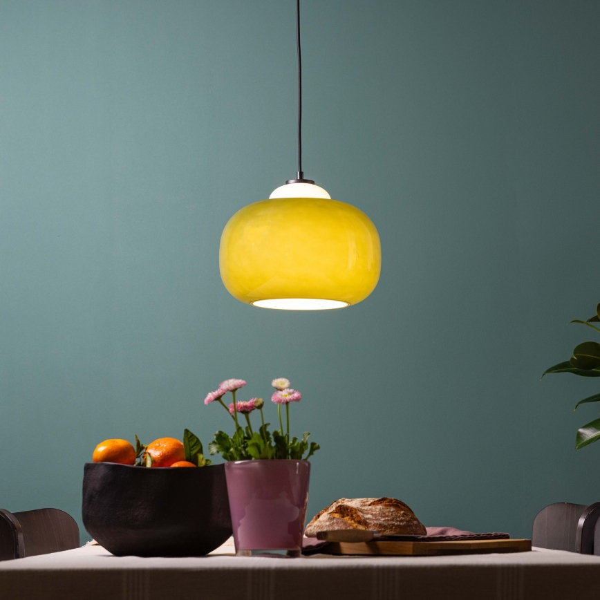 Brilliant - BLOP pendel på ledning 1xE27/60W/230V, grøn
