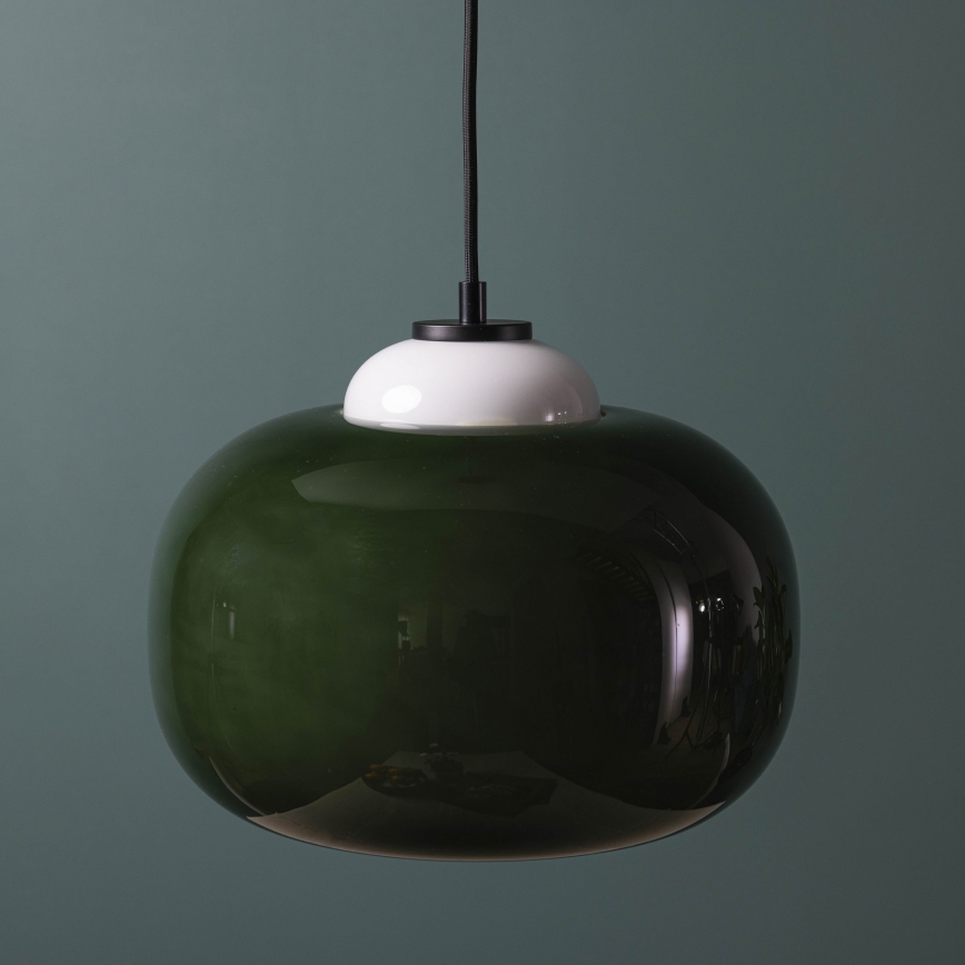 Brilliant - BLOP pendel på ledning 1xE27/60W/230V, grøn
