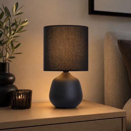 Brilliant - Bordlampe AUREA 1xE14/20W/230V sort