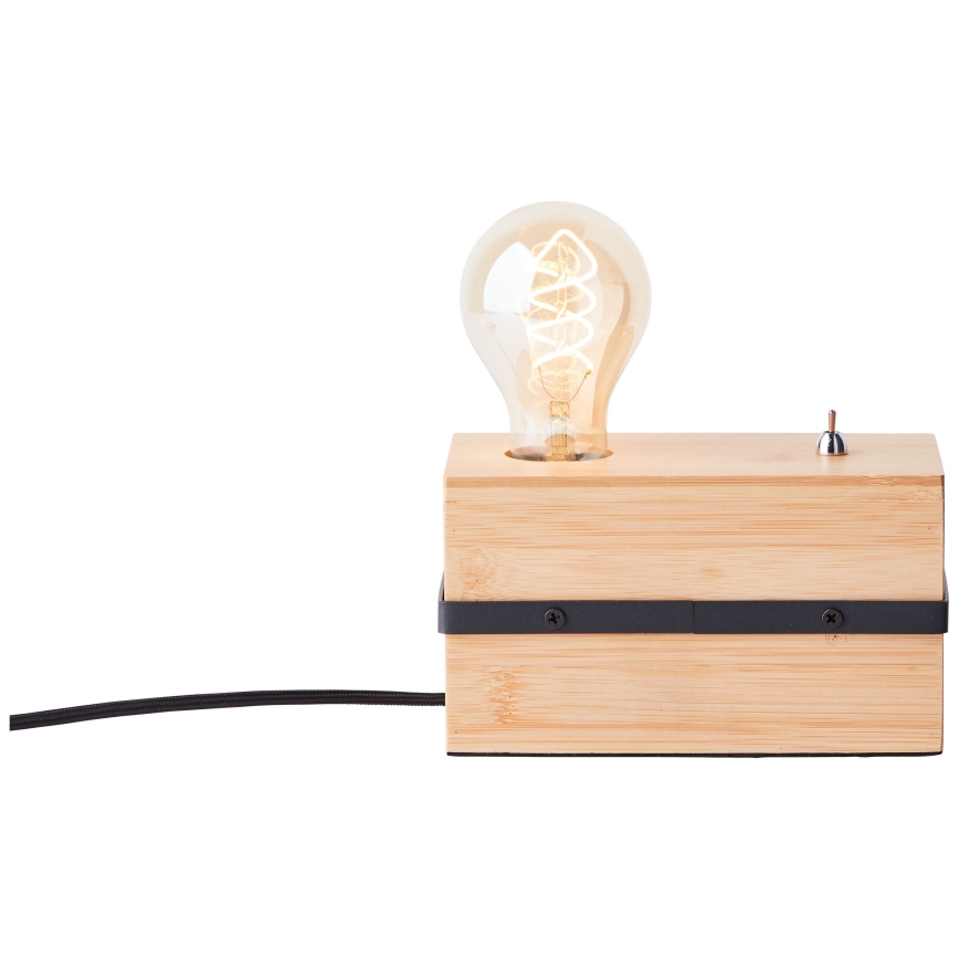 Brilliant - Bordlampe BENNY 1xE27/40W/230V bambus