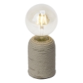Brilliant - Bordlampe CARDU 1xE27/40W/230V beige