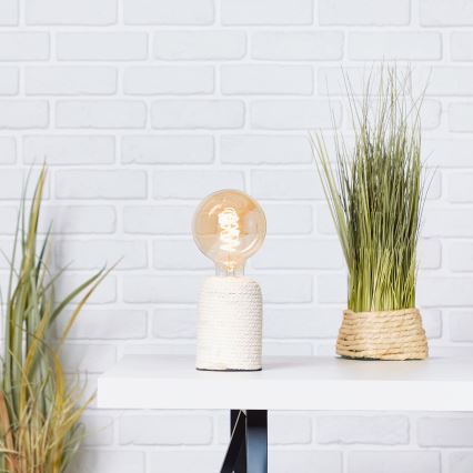 Brilliant - Bordlampe CARDU 1xE27/40W/230V beige