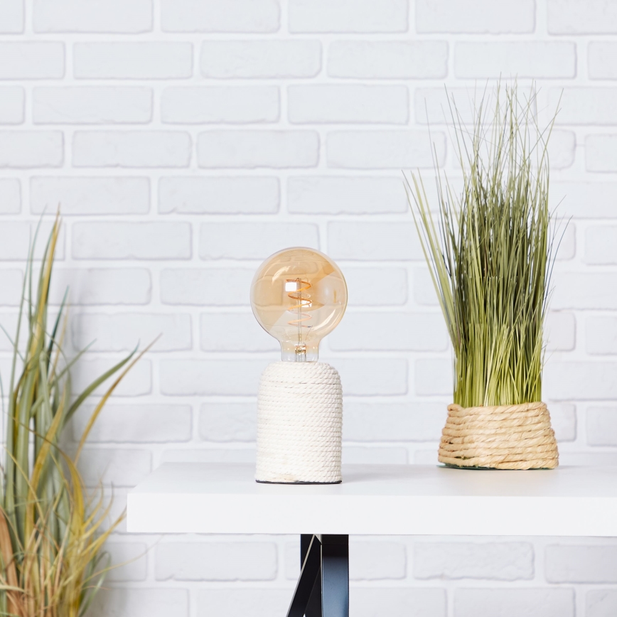Brilliant - Bordlampe CARDU 1xE27/40W/230V beige