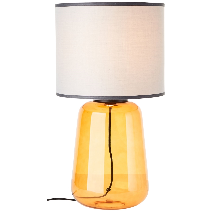 Brilliant - Bordlampe HYDRA 1xE27/60W/230V gul