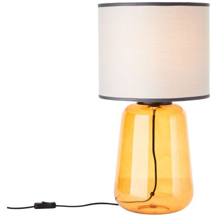 Brilliant - Bordlampe HYDRA 1xE27/60W/230V gul