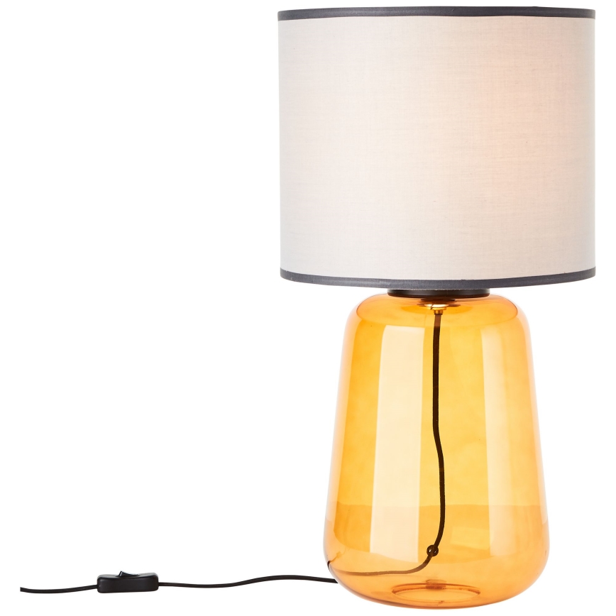 Brilliant - Bordlampe HYDRA 1xE27/60W/230V gul