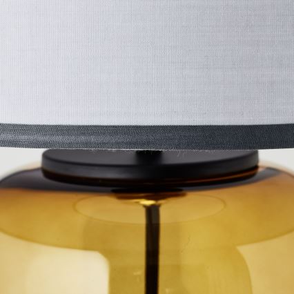 Brilliant - Bordlampe HYDRA 1xE27/60W/230V gul