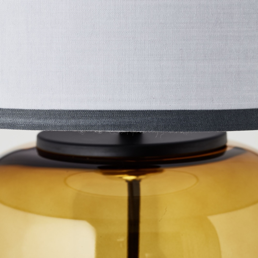 Brilliant - Bordlampe HYDRA 1xE27/60W/230V gul