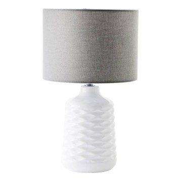 Brilliant - Bordlampe ILYSA 1xE14/40W/230V hvid/grå