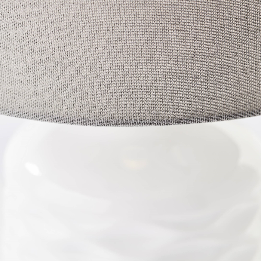 Brilliant - Bordlampe ILYSA 1xE14/40W/230V hvid/grå