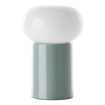 Brilliant - Bordlampe KNUT 1xE27/25W/230V grøn/hvid