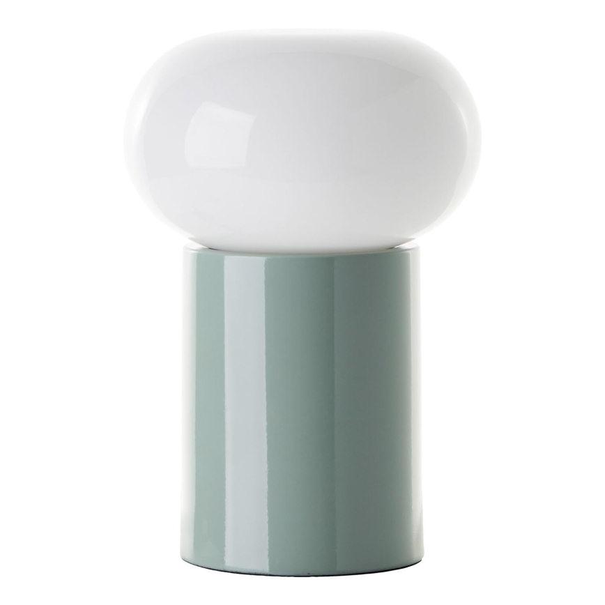 Brilliant - Bordlampe KNUT 1xE27/25W/230V grøn/hvid