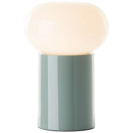 Brilliant - Bordlampe KNUT 1xE27/25W/230V grøn/hvid