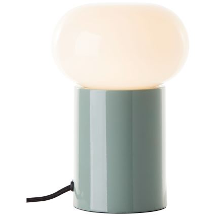 Brilliant - Bordlampe KNUT 1xE27/25W/230V grøn/hvid