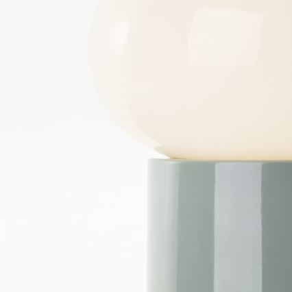 Brilliant - Bordlampe KNUT 1xE27/25W/230V grøn/hvid