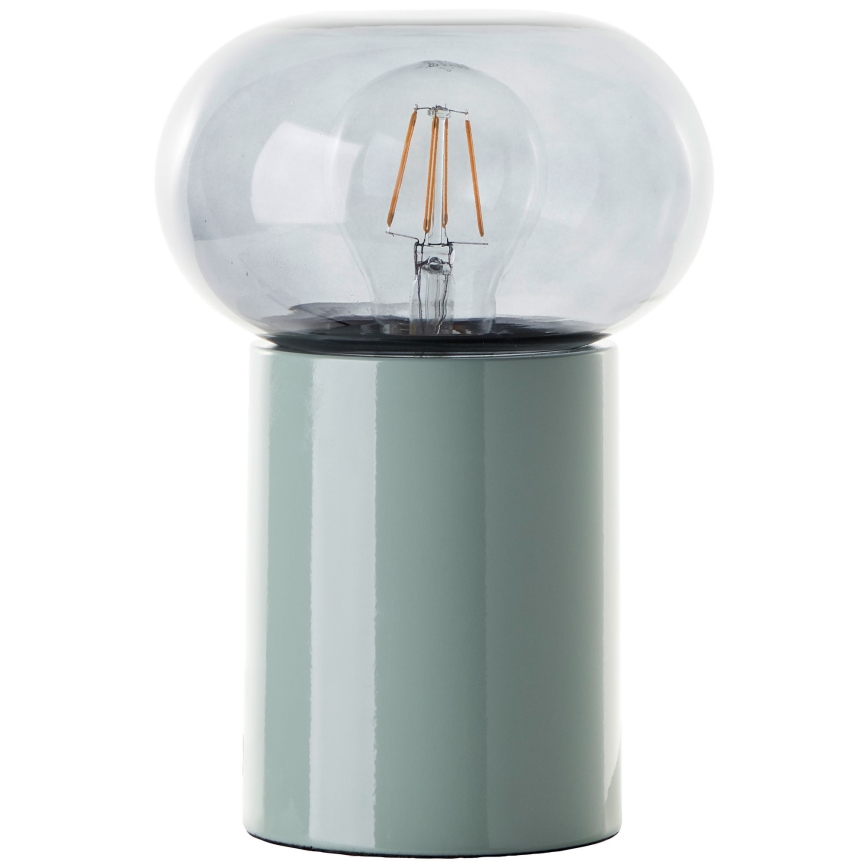 Brilliant - Bordlampe KNUT 1xE27/25W/230V grøn/transparent