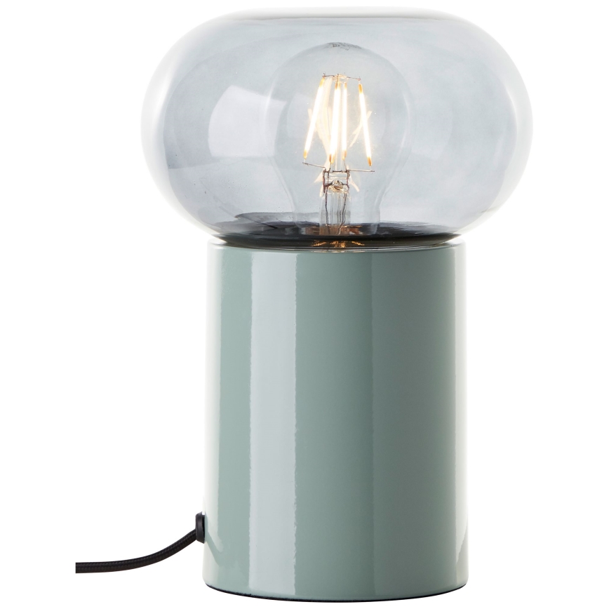 Brilliant - Bordlampe KNUT 1xE27/25W/230V grøn/transparent