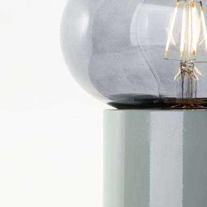 Brilliant - Bordlampe KNUT 1xE27/25W/230V grøn/transparent