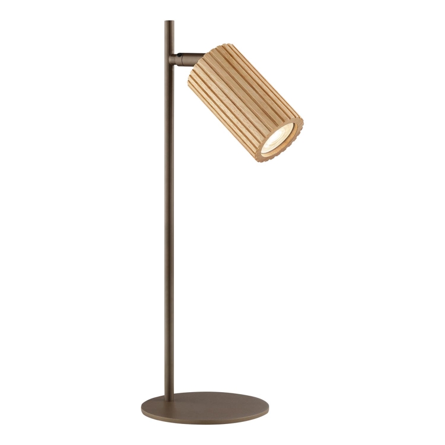 Brilliant - Bordlampe LAKEWOOD 1xGU10/10W/230V brun