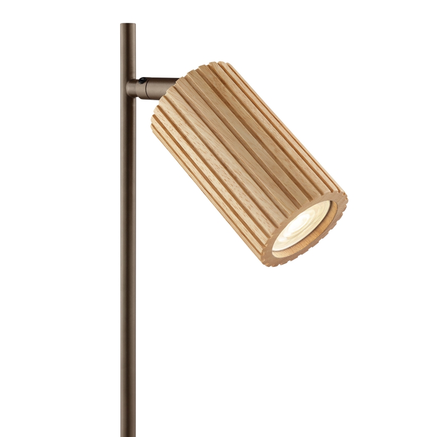 Brilliant - Bordlampe LAKEWOOD 1xGU10/10W/230V brun