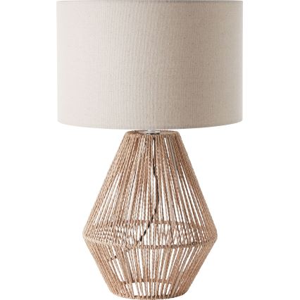 Brilliant - Bordlampe LARAINE 1xE27/42W/230V beige